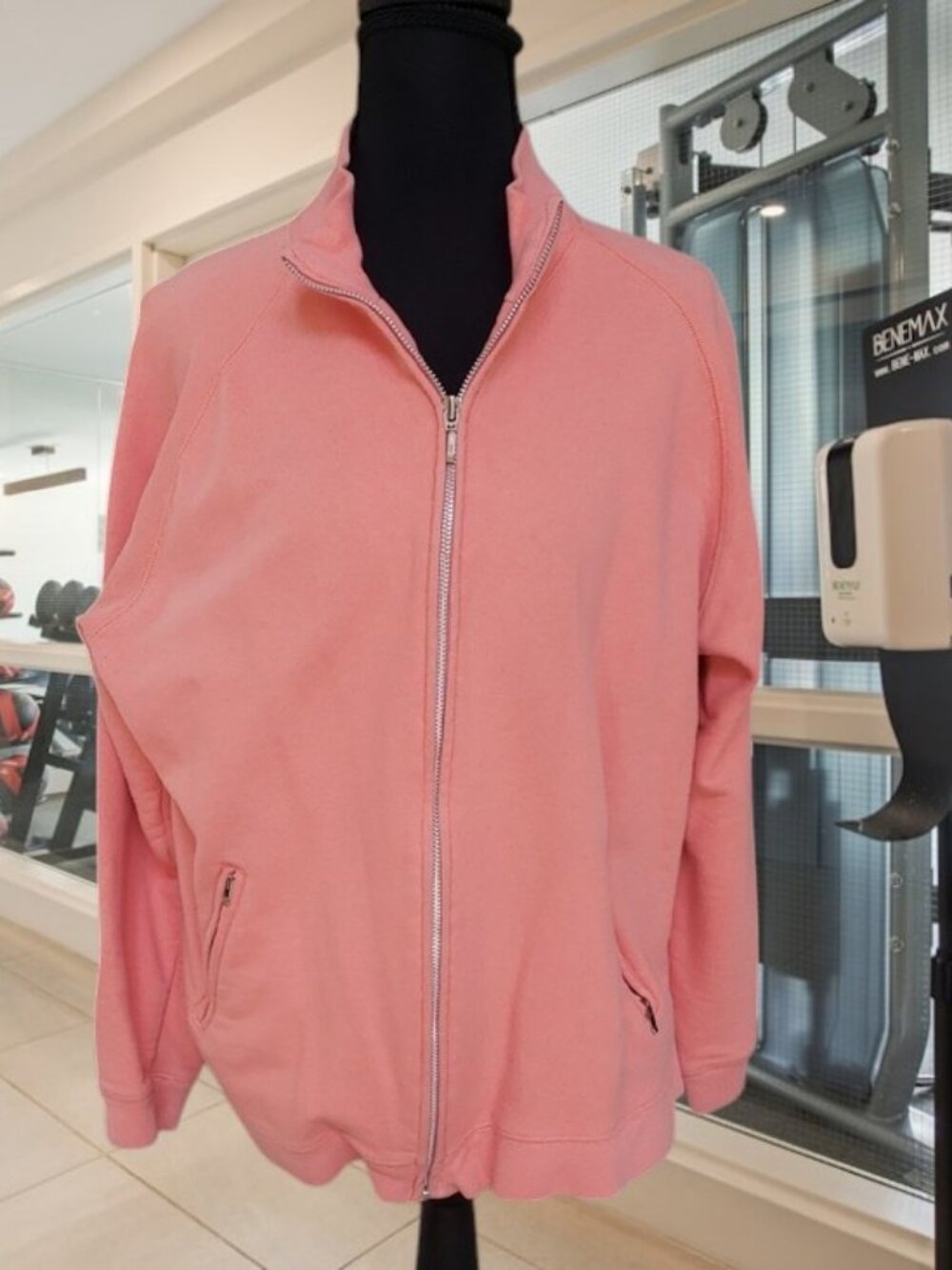 Classic Elements Woman's Coral Zip-Front Sweater Jacket  ✨Size: M✨